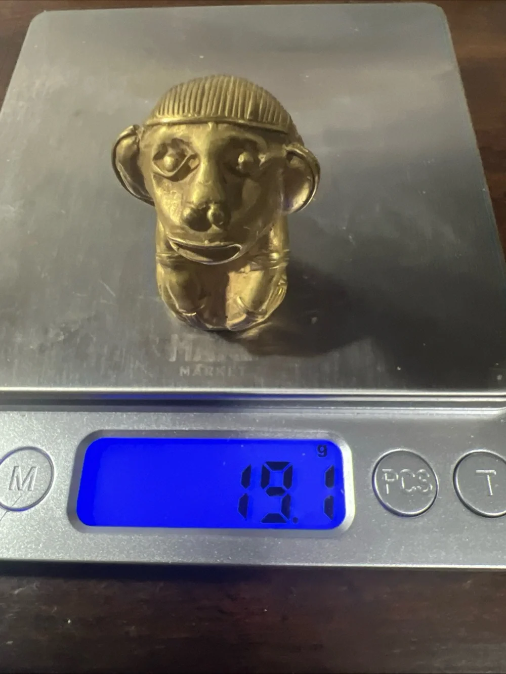TUMBAGA Gold & Copper Alloy Zoomorphic Figurine/Pendant Columbian Art